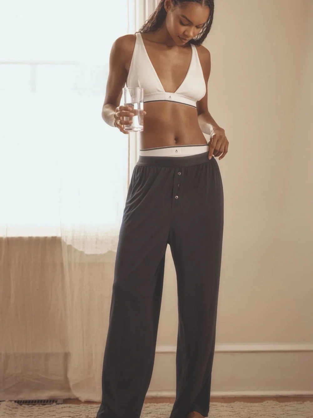 Anthropologie Knit Pajama Pants